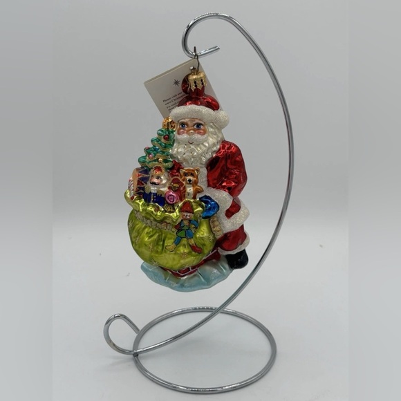 VTG Christopher Radko Christmas Ornament “DELUXE DELIVERY” Retired Santa Claus - Picture 2 of 12